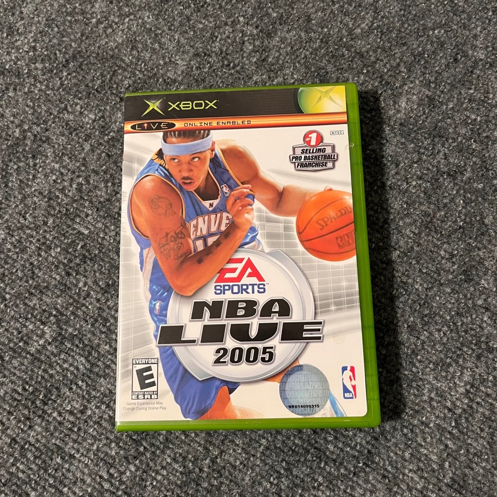 NBA Live 2005 Microsoft Xbox Original Game EA Sports Carmelo Anthony CIB